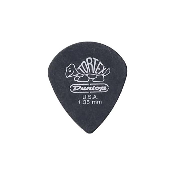 Pack De 12 Unidades Tortex / Jazz Pitch Black - 1,35Mm Pack De 12 Unidades Tortex / Jazz Pitch Black - 1,35Mm