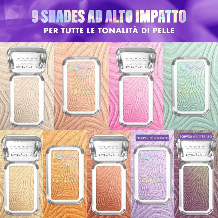 Set de Maquillaje NYX BUTTERMELT HIGHLIGHTER 4 Set de Maquillaje NYX BUTTERMELT HIGHLIGHTER 4
