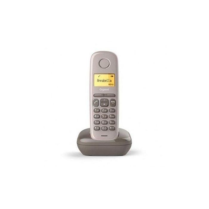 Gigaset S30852-H2802-D204 Teléfono Inalámbrico A170 Marrón con Pantalla Iluminada, Modo ECO DECT y Identificador de Llamada 1 Gigaset S30852-H2802-D204 Teléfono Inalámbrico A170 Marrón con Pantalla Iluminada, Modo ECO DECT y Identificador de Llamada 1
