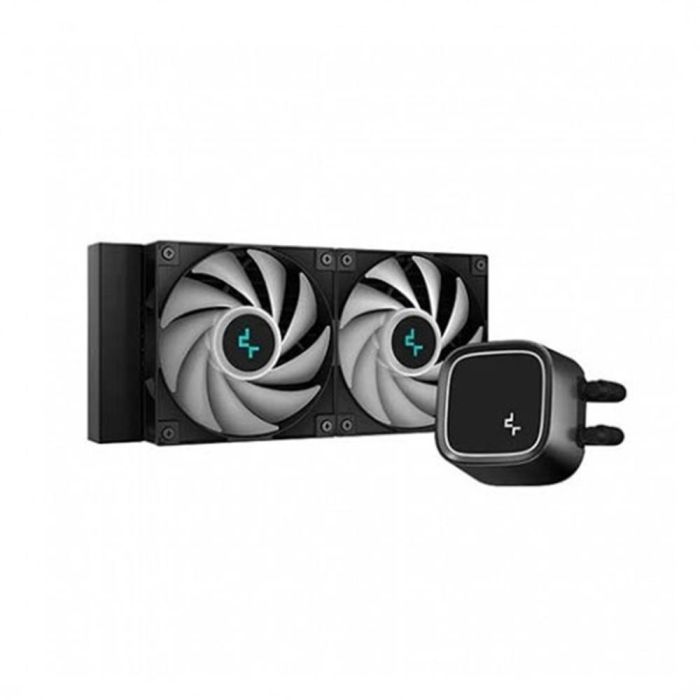 Deepcool DEE1690884074670 LE520 Sistema de Refrigeración Líquida All-in-One con 2 Ventiladores de 120mm Negro 1 Deepcool DEE1690884074670 LE520 Sistema de Refrigeración Líquida All-in-One con 2 Ventiladores de 120mm Negro 1