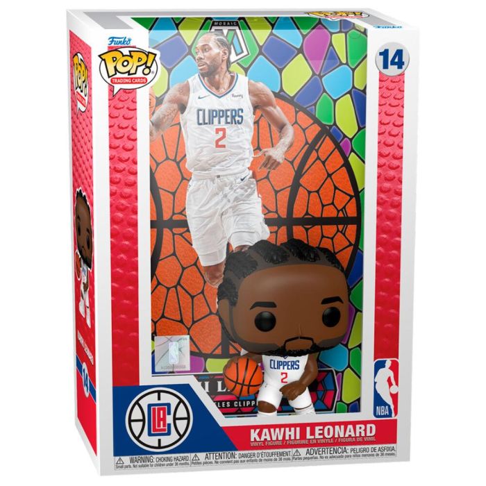Funko 61489 Figura Pop de Vinilo Kawhi Leonard NBA Los Angeles Clippers Edición Panini Mosaic con Tarjeta Coleccionable 9,5 cm 1 Funko 61489 Figura Pop de Vinilo Kawhi Leonard NBA Los Angeles Clippers Edición Panini Mosaic con Tarjeta Coleccionable 9,5 cm 1