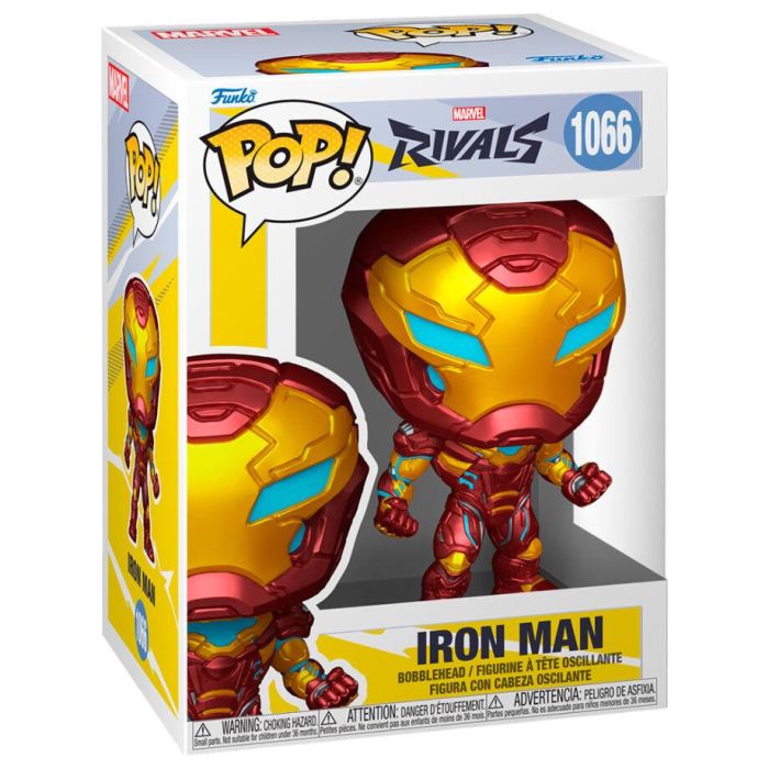 Funko Pop! Iron Man Marvel Rivals - Figura de Vinilo Coleccionable de 9 cm con Caja Original 1 Funko Pop! Iron Man Marvel Rivals - Figura de Vinilo Coleccionable de 9 cm con Caja Original 1
