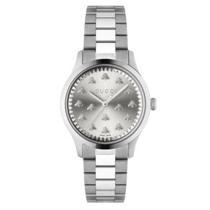 Reloj Mujer Gucci G-TIMELESS MULTIBEE Plateado Reloj Mujer Gucci G-TIMELESS MULTIBEE Plateado