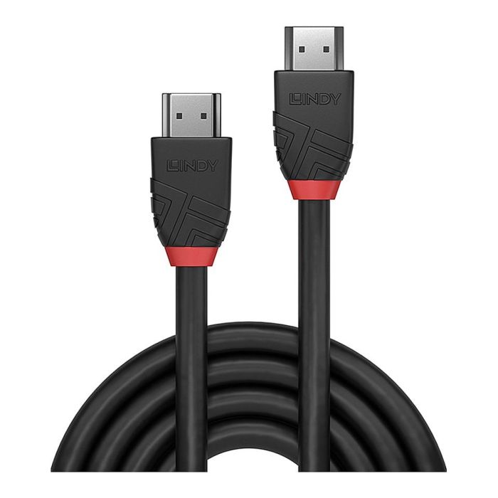 Lindy Black Line Cable HDMI High Speed 5m, Soporta 4K 60Hz 4:4:4, 18Gbps, Triple Blindaje 1