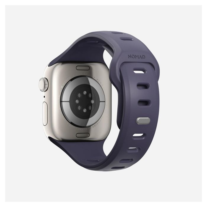 Nomad Tempo Band - Correa de Caucho para Apple Watch 41mm/42mm, Color Púrpura Dusk, Ajustable y Resistente al Agua 1