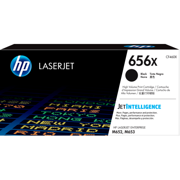 HP LaserJet Enterprise M652 Toner Negro Alto 656X