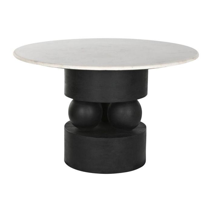 Mesa de Comedor Home ESPRIT Mármol Madera de mango 120 x 120 x 76 cm 1 Mesa de Comedor Home ESPRIT Mármol Madera de mango 120 x 120 x 76 cm 1