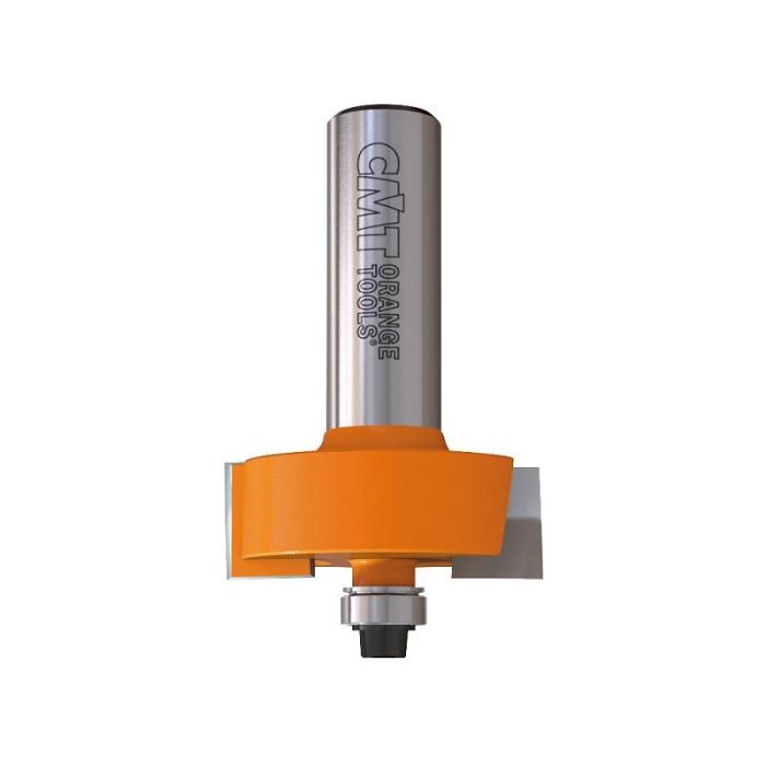 CMT 93535011 Fresa para Rebajar y Ranurar Madera M8 12,7x12,7mm Acero, Compatible con Fresadoras Estándar