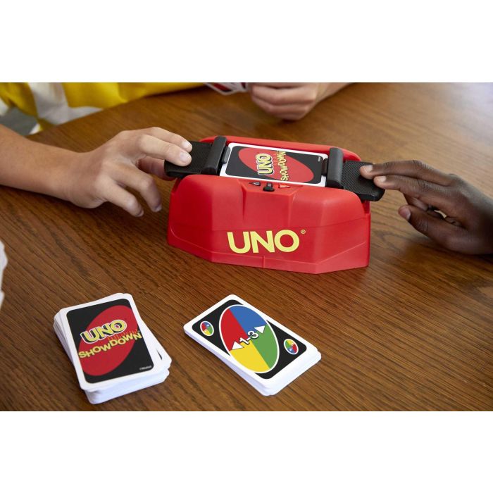 Mattel Games Gkc04 Juego Del UNO Showdown - Juego de Mesa de Cartas con Emocionante Lanzamiento y Enfrentamiento, Familias y Niños +7 años 5 Mattel Games Gkc04 Juego Del UNO Showdown - Juego de Mesa de Cartas con Emocionante Lanzamiento y Enfrentamiento, Familias y Niños +7 años 5