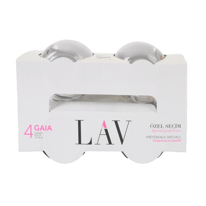 Set de 4 Vasos Gaia Abstract 475 cc - LAV (6 Cajas) 3 Set de 4 Vasos Gaia Abstract 475 cc - LAV (6 Cajas) 3