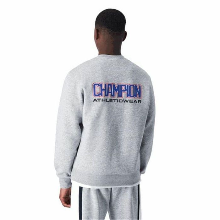 Sudadera sin Capucha Hombre Champion Gris claro 3 Sudadera sin Capucha Hombre Champion Gris claro 3