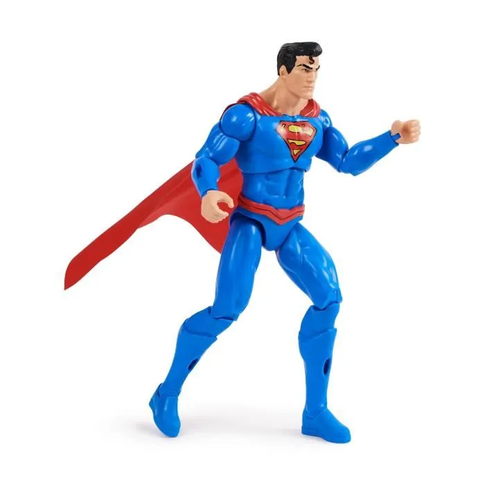 Spin Master SPI6067957 Pack Figura Superman 30 cm + Accesorios DC Aventuras 3