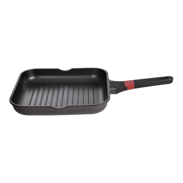 Sarten asador aluminio fundido, inducción, denia experto 28 x 28 x 4,5 cm 1 Sarten asador aluminio fundido, inducción, denia experto 28 x 28 x 4,5 cm 1