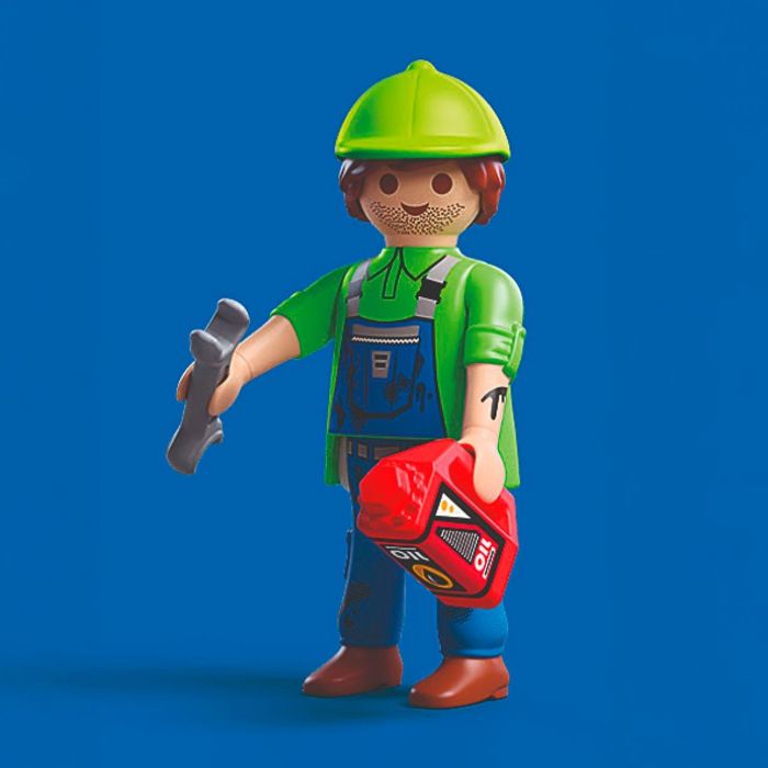 Playmobil 72031 - Figura Mecánico Special Plus, Juguete de Construcción y Rol para Niños +4 Años 3