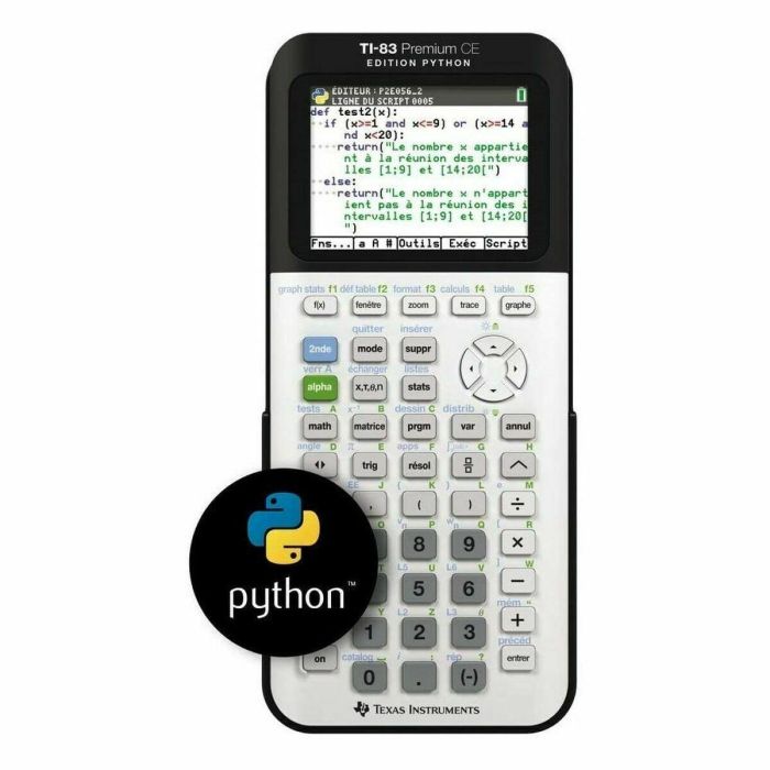 Texas Instruments TI-83 Premium CE Python Calculadora