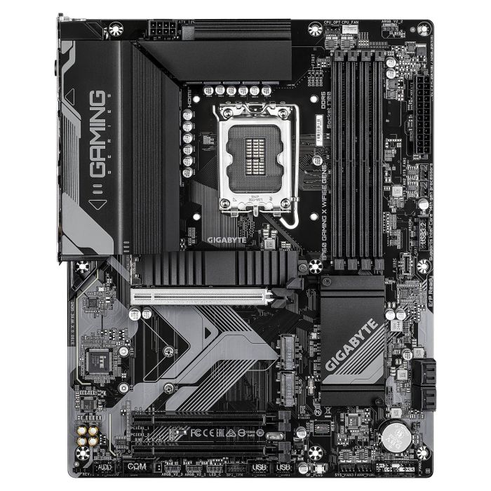 GIGABYTE B760 GAMING X WIFI6E GEN5 Placa Base ATX, Intel B760, LGA 1700, DDR5, Wi-Fi 6E, PCIe 5.0, 3x M.2, 2.5GbE LAN, Compatible Intel 14ª Gen 1