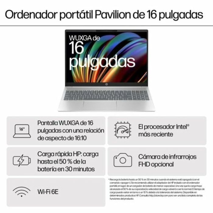 Laptop HP Pavilion 16-af0008ns 16" 16 GB RAM 1 TB SSD 5