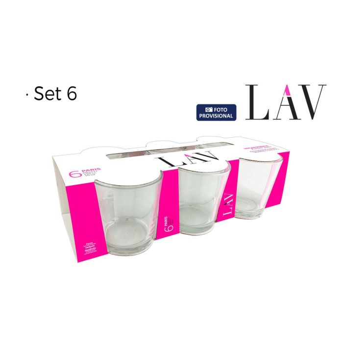 Set de Vasos LAV Paris 6 Piezas (8 Unidades) 2 Set de Vasos LAV Paris 6 Piezas (8 Unidades) 2