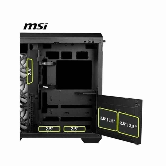 Caja Semitorre ATX MSI MAG PANO 100R PZ Negro 9 Caja Semitorre ATX MSI MAG PANO 100R PZ Negro 9