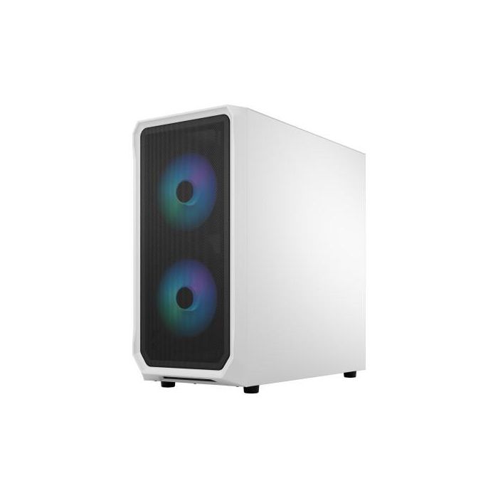 Fractal Design Focus 2 Blanco - Torre PC ATX, Micro-ATX, Mini-ITX, RGB, Ventana Lateral, 2x140mm Ventiladores, FD-C-FOC2A-04 3