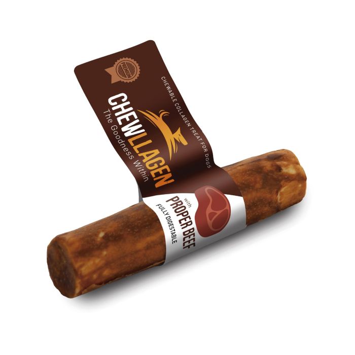 Chewllagen 742174711008 Rollo Masticable de Colágeno para Perros Sabor Ternera 12.5cm - Pack 35 Unidades, Articulaciones y Digestión 1 Chewllagen 742174711008 Rollo Masticable de Colágeno para Perros Sabor Ternera 12.5cm - Pack 35 Unidades, Articulaciones y Digestión 1