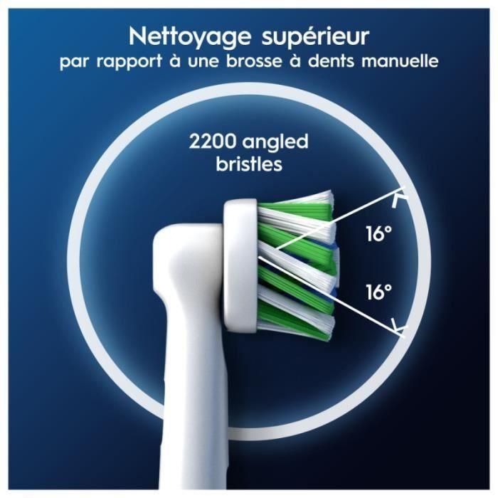 Cabezales de cepillo de dientes Oral-B Pro Cross Action, pack de 3 unidades 2 Cabezales de cepillo de dientes Oral-B Pro Cross Action, pack de 3 unidades 2