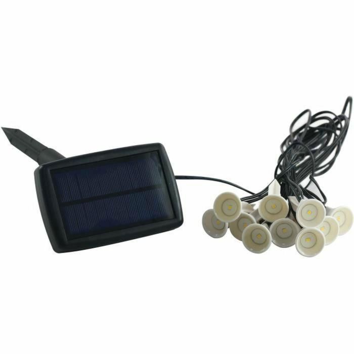 Galix Guirnalda 10 LED Solares para Exteriores - 5m - Luz Blanca Fría 0 Galix Guirnalda 10 LED Solares para Exteriores - 5m - Luz Blanca Fría 0