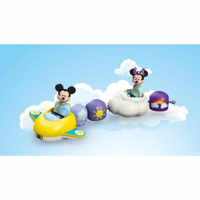 PLAYMOBIL 71697 Mickey y Minnie Tren Nube - Disney - Incluye Minnie, Mickey y un Avión Tren Nube - Edad 1 3