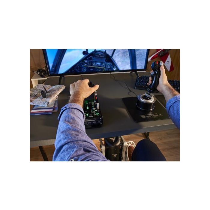 Thrustmaster TPR Rudder 2960809 Simulador de Vuelo Analógico PC Negro Plata USB 8