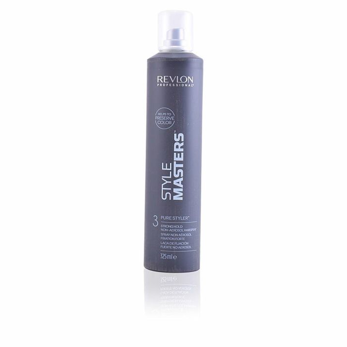 Revlon STYLE MASTERS Pure Styler Laca para el Cabello Fijación Fuerte Sin Aerosol, Secado Rápido y Brillo Natural - 325 ml