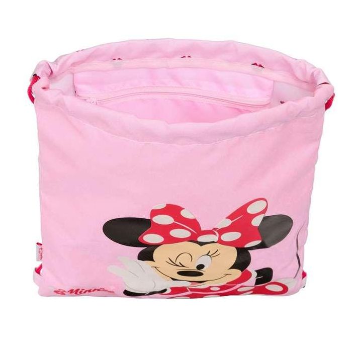 Bolsa Mochila con Cuerdas Minnie Mouse Naive Rosa 26 x 34 x 1 cm 2 Bolsa Mochila con Cuerdas Minnie Mouse Naive Rosa 26 x 34 x 1 cm 2