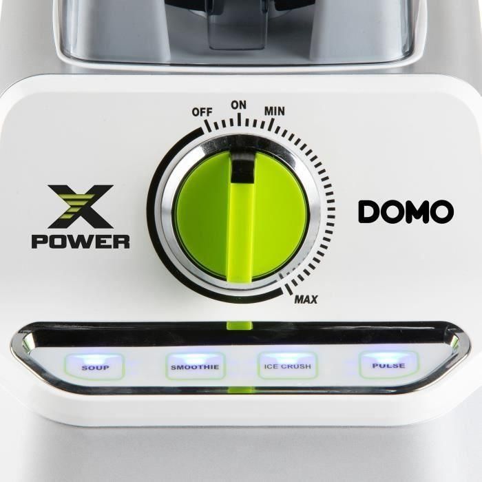 Licuadora XPOWER - DOMO - DO747BL - 1500 W - 2 L - Gris 3 Licuadora XPOWER - DOMO - DO747BL - 1500 W - 2 L - Gris 3