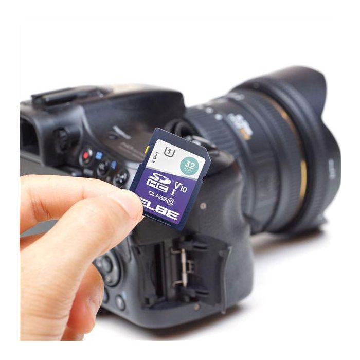 Elbe SD-1032 Tarjeta SD 32GB UHS-I V10 Full HD para Cámaras Compactas y Réflex 4
