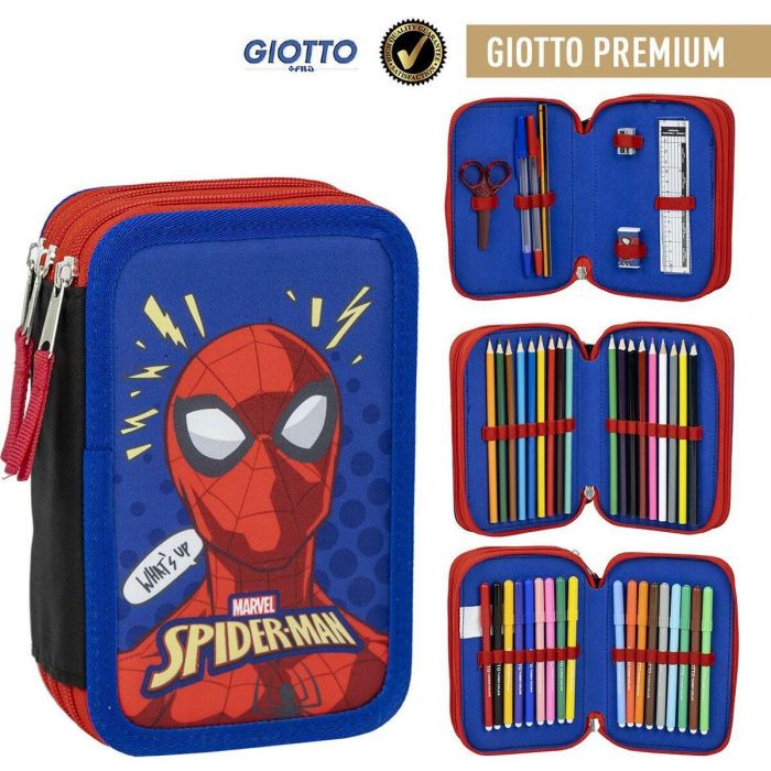 Plumier Con Accesorios Giotto Spiderman 12.5 X 6.5 X 19.5 CM 5