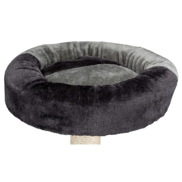 TRIXIE Tarifa Árbol de gato Altura 52 cm felpa gris y negra y sisal natural 5 TRIXIE Tarifa Árbol de gato Altura 52 cm felpa gris y negra y sisal natural 5