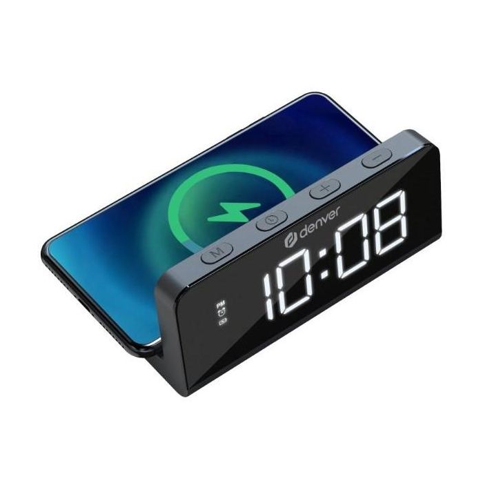 Denver Radio-Wecker mit Wireless Charging ECQ-103 0 Denver Radio-Wecker mit Wireless Charging ECQ-103 0