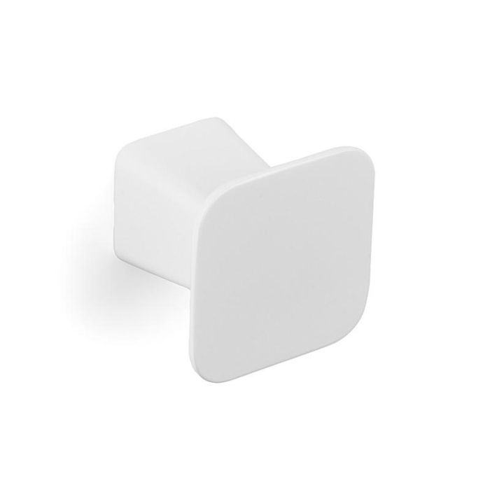 Viefe Pomo Prism de Zamak, Medida 32x32 mm y Altura 28 mm, Acabado Blanco Mate y Negro Mate Viefe Pomo Prism de Zamak, Medida 32x32 mm y Altura 28 mm, Acabado Blanco Mate y Negro Mate