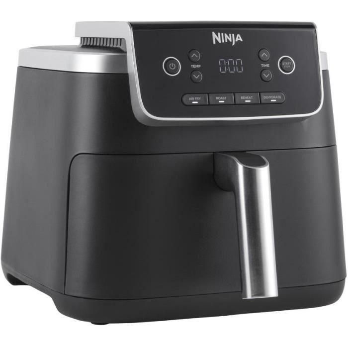 Freidora de Aire Ninja 4 en 1, 4.7L, 2000W - Apto para Freír, Asar, Recalentar y Deshidratar, Cesta Antiadherente, Modelo AF100EU 1 Freidora de Aire Ninja 4 en 1, 4.7L, 2000W - Apto para Freír, Asar, Recalentar y Deshidratar, Cesta Antiadherente, Modelo AF100EU 1