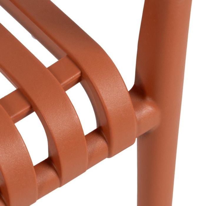 Silla Apilable Terracota Polipropileno 56 X 57 X 81 cm