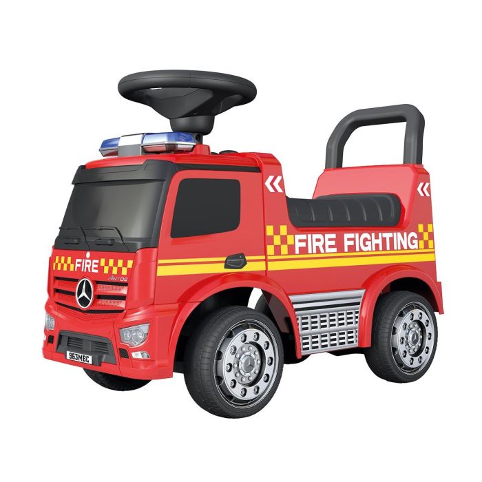 Tachan Correpasillos Camión de Bomberos Mercedes, Licencia Oficial, Volante con Sonido, Guardar Cosas, Neumáticos Goma, +12 Meses 0 Tachan Correpasillos Camión de Bomberos Mercedes, Licencia Oficial, Volante con Sonido, Guardar Cosas, Neumáticos Goma, +12 Meses 0