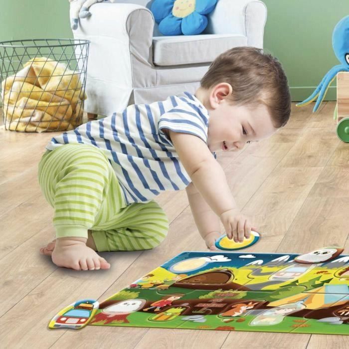 Lisciani Giochi LIS8008324105373 Puzzle Panorámico Carotina Baby El Bosque - Desarrollo Lógica y Motricidad Fina 1