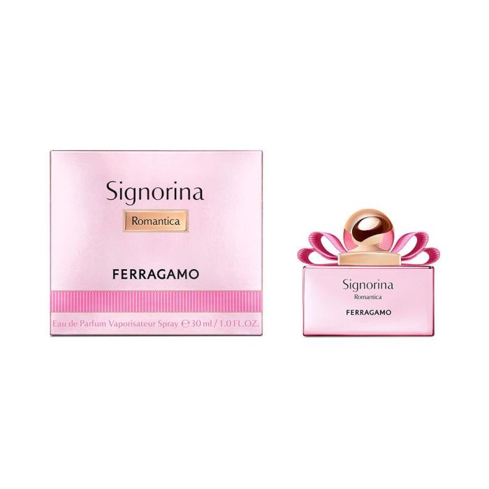 Salvatore Ferragamo Signorina Romantica - Eau de Parfum Vaporizador 30 ml - Fragancia Floral Oriental Dulce con Notas de Grosella Negra, Limón, Flor de Azahar, Vainilla y Ámbar Salvatore Ferragamo Signorina Romantica - Eau de Parfum Vaporizador 30 ml - Fragancia Floral Oriental Dulce con Notas de Grosella Negra, Limón, Flor de Azahar, Vainilla y Ámbar