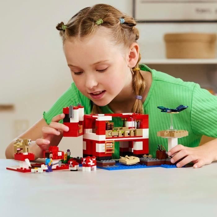 LEGO Minecraft 21270 La casa de los Mooshrooms: juego de construcción para niñas a partir de 8 años 4 LEGO Minecraft 21270 La casa de los Mooshrooms: juego de construcción para niñas a partir de 8 años 4