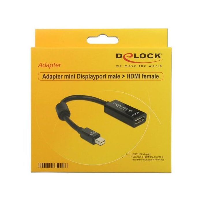 DELOCK Adapter miniDisplay Port-St > HDMI-Bu 1