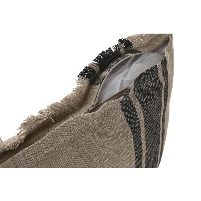 Cojin Tradicional DKD Home Decor Natural Negro 40 x 60 cm (2 Unidades) 2 Cojin Tradicional DKD Home Decor Natural Negro 40 x 60 cm (2 Unidades) 2
