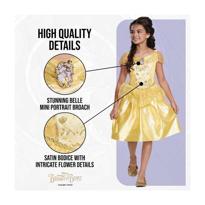 Disfraz infantil princesa disney bella classic talla. 3-4 años 3 Disfraz infantil princesa disney bella classic talla. 3-4 años 3