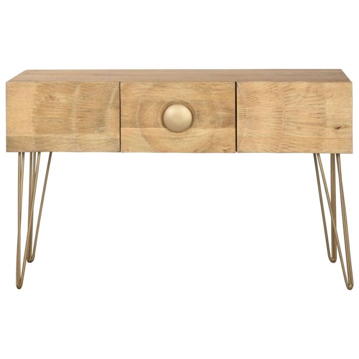 Consola Colonial DKD Home Decor Natural Dorado 38 x 76 x 120 cm 1 Consola Colonial DKD Home Decor Natural Dorado 38 x 76 x 120 cm 1