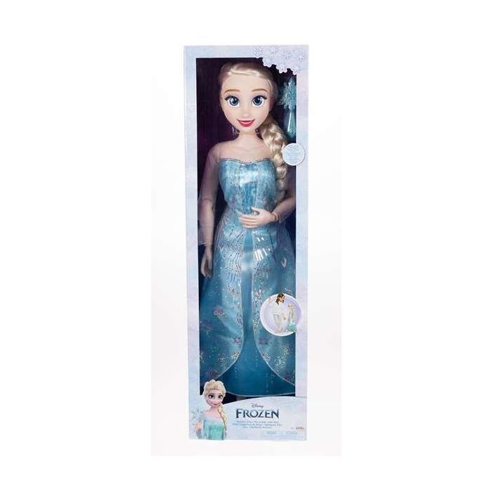 Jakks Pacific Muñeca Princesa Disney Frozen Elsa 80 cm de PVC, incluye Conjunto y Cepillo, para Niñas +3 Años 3 Jakks Pacific Muñeca Princesa Disney Frozen Elsa 80 cm de PVC, incluye Conjunto y Cepillo, para Niñas +3 Años 3