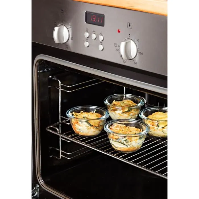 Pyrex PYR3426470286244 Juego de 5 mini cuencos de Vidrio Redondos con Tapa antigoteo - 0.2 L 3 Pyrex PYR3426470286244 Juego de 5 mini cuencos de Vidrio Redondos con Tapa antigoteo - 0.2 L 3