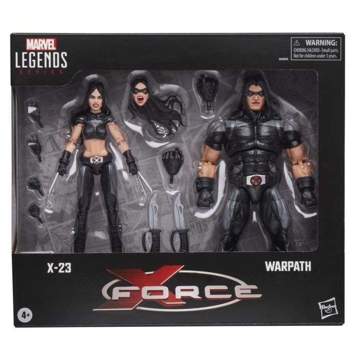 Hasbro Marvel Legends Pack Doble Figura de Acción X-23 & Warpath X-Force X-Men Cómics Coleccionable Articulable 15 cm Premium Hasbro Marvel Legends Pack Doble Figura de Acción X-23 & Warpath X-Force X-Men Cómics Coleccionable Articulable 15 cm Premium